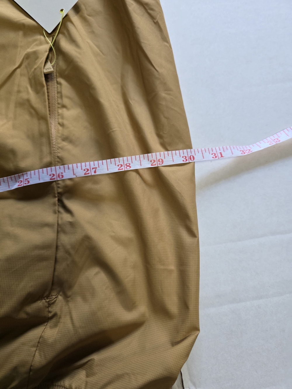 all in motion Men's Hooded Windbreaker Jacket - Tan - Picture 5 of 10